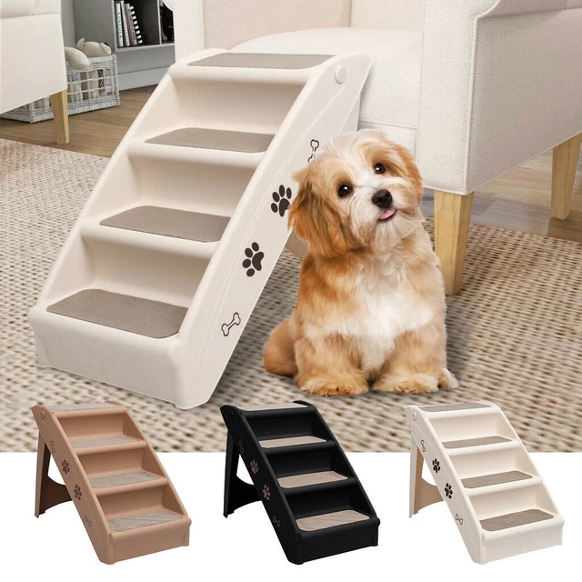 Hundetreppe mit 4 Stufen Haustiertreppe Steighilfe Hundetreppe Rampe Leiter