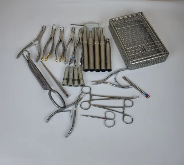 Lot Of Used Dental & Surgical Tools and Parts