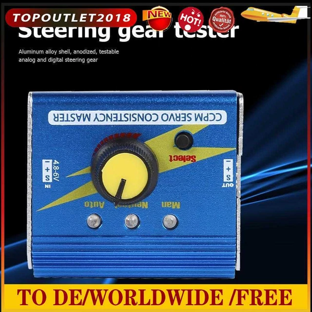 DC 4.8-6V Mini 3 Modes Servo ESC Consistency Tester Steering Gear Measurement