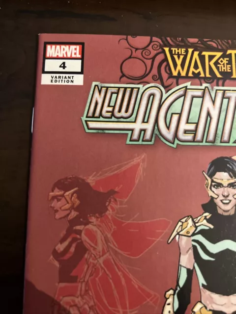 War of the Realms New Agents of Atlas #4  Yu 1:25 variant Marvel 2019 2