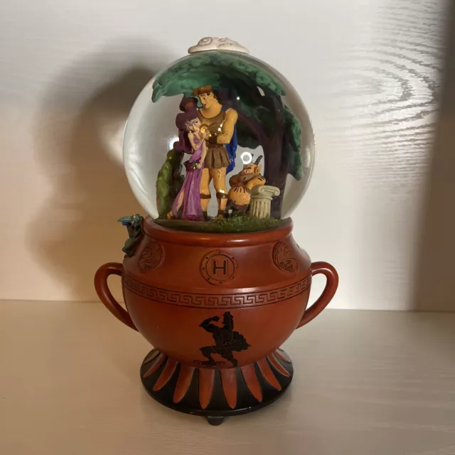 Disney Hercules “Go The Distance” musical snow retailer globe from 1997-very RARE