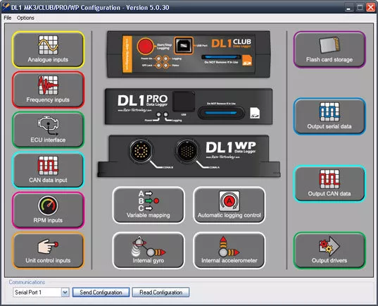 Race Technology DL1 Club Datenlogger (Dash2, Lager, Ziel) Technische Stütze 2