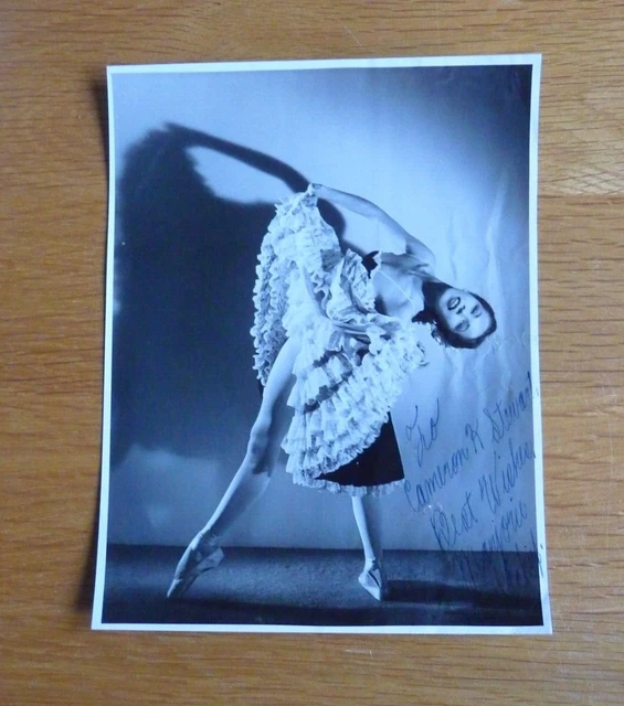 MARJORIE TALLCHIEF SIGNED PHOTO 1940'S US BALLET DANCER jax £29.99
