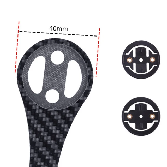 Carbon Fiber Integrated Bike Computer Mount Bracket for Garmin Bryton with Stem