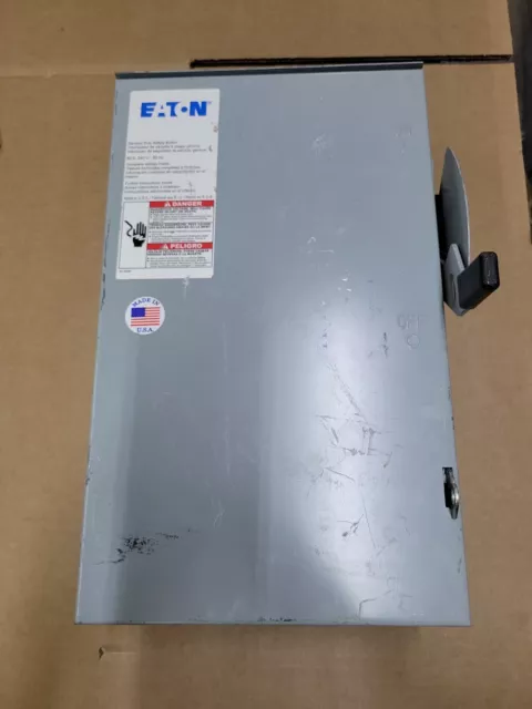 Eaton DG222NRB Fusible Disconnect 60 AMP 240V 1PH 3W NEMA 3R~  NEW NO BOX