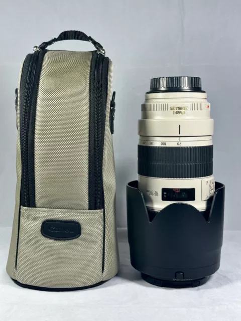 Canon EF 70-200mm F/2.8 L IS II USM Lens + Hood/Case/Box Excellent Condition