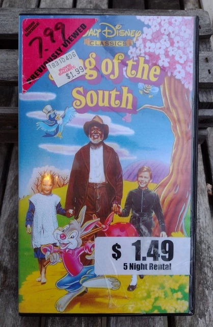Song of the South - US Compatible - VHS - Disney - Splash Mountain Song of the South - US Compatible - VHS - Disney - Splash Mountain