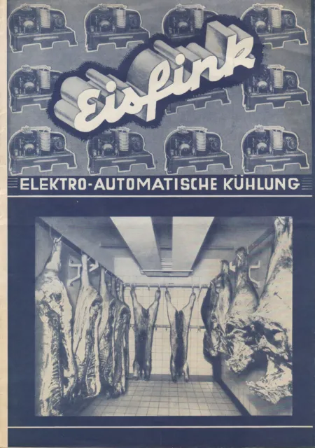 ASPERG, Prospekt 1935, Carl Fink gelatiera fabbrica frigorifero birra-vendita-E