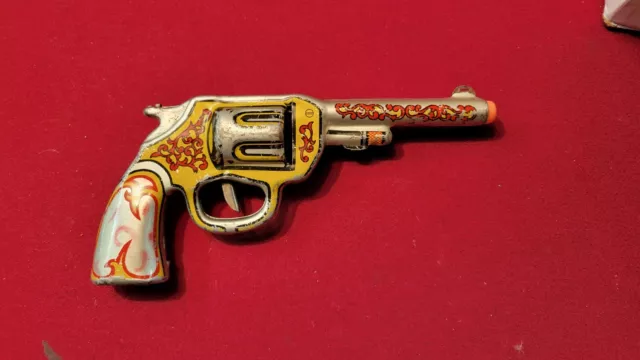 Vintage Tin Clicker Gun Nr