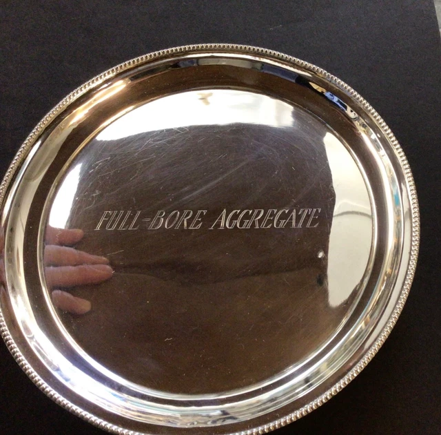 Argento Solido Salver Londra 1977 152g