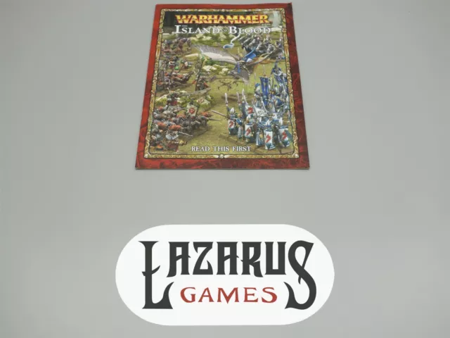 Warhammer Fantasy "Oldhammer" - Island of Blood "Read This First" booklet