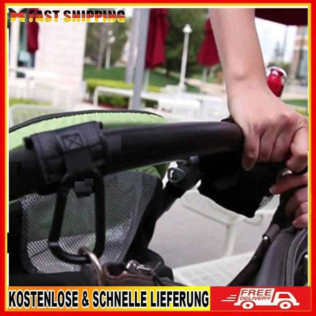 Gancho de cochecito de bebé de metal bolsa de compras clip cochecito cochecito ganchos colgantes