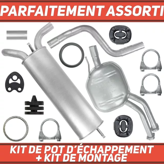 Kit de pot d’échappement Silencieux pour Mercedes 300 T124 S124 3.0 Break