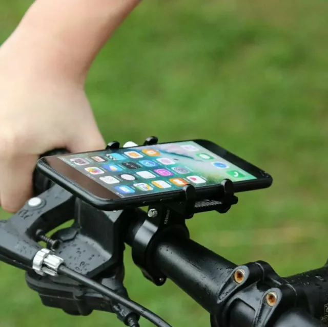 Adjustable Bike Phone Holder Aluminum Alloy for Cycling Bicycle Motorcycle UK 2