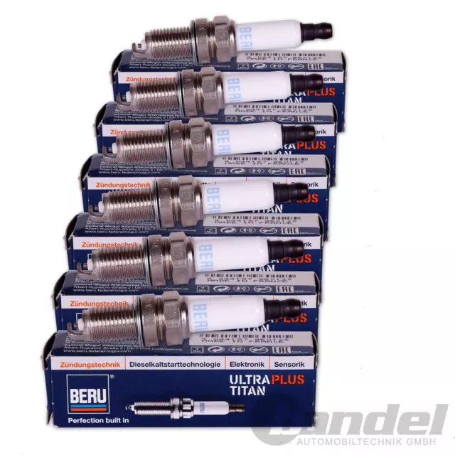 6x BERU ZÜNDKERZE ULTRA PLUS TITAN UPT8 passend für BMW 3er E30 5er E12 E28