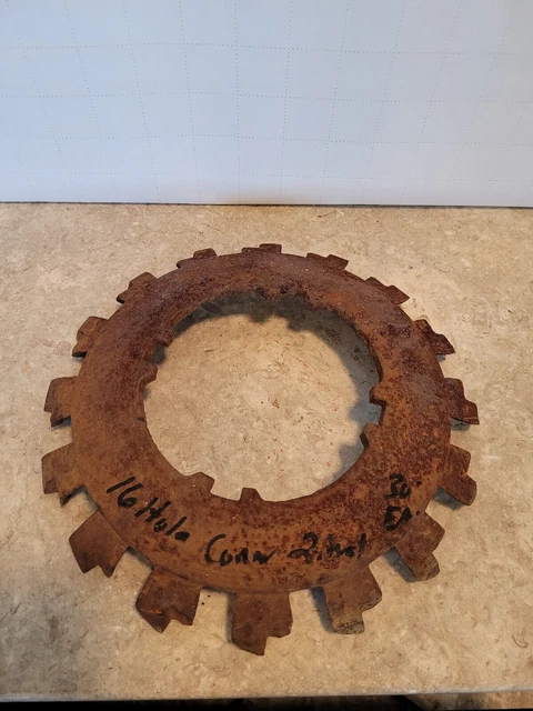 Cole Planter 12MX Hopper Plate Disc 16 Hole Cell Corn Seed