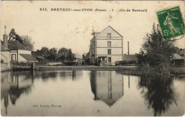 CPA BRETEUIL on ITON-Moulin de BRETEUIL (28861)