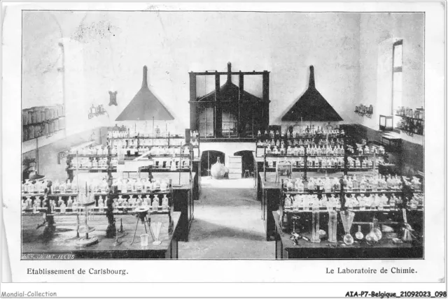 Aiap7-Belgique-0719 - Etablissement De Carlsbourg - Le Laboratoire De Chimie