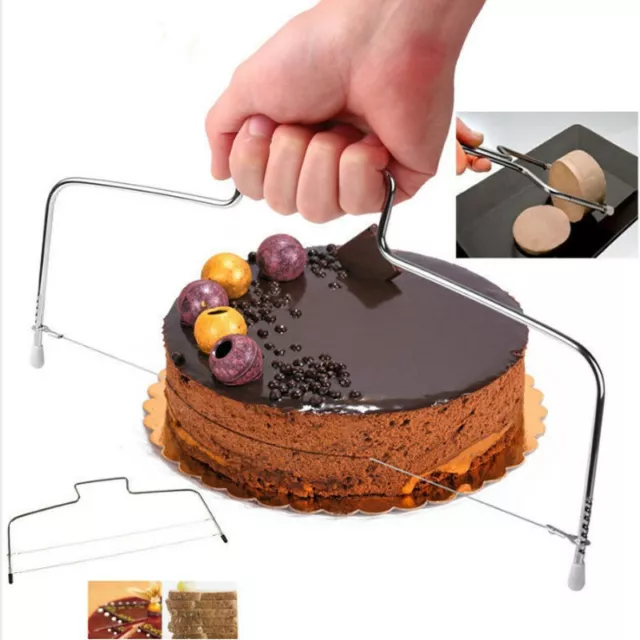 Adjustable Wire Cake Slicer Cutter Leveller Decorating Bread Wire Decor Tool