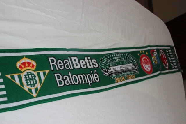 Official Scarf Match The UEFA Conference League Real Betis Balompié And