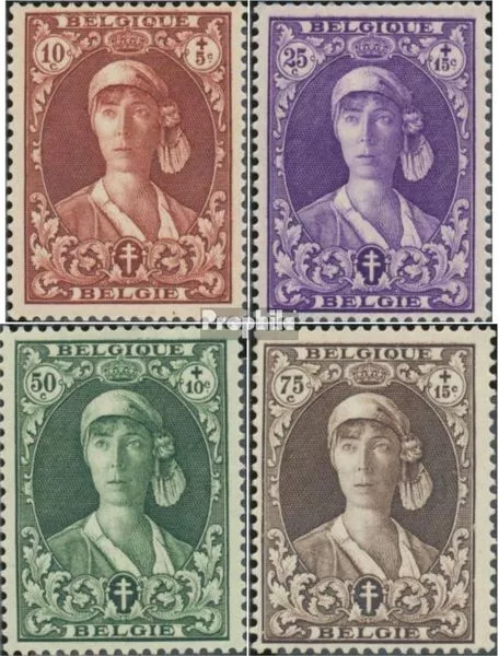 Briefmarken Belgien 1931 Mi 315-318 gestempelt Medizin