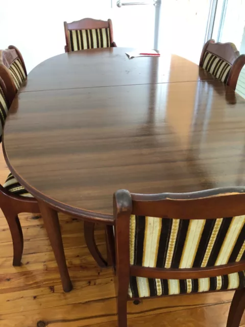 Chiswell Dining suite - 7 piece, solid wood, extendable table, 2 carver chairs