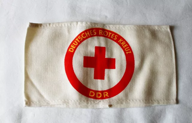 Armbinde Sanitäter DRK DDR Ärmelabzeichen Deutsches Rotes Kreuz Rettungsdienst