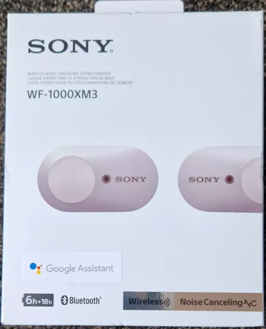 SONY WF-1000XM3 InEar Kopfhörer Earbuds Bluetooth NFC NoiseCancelling Silber OVP