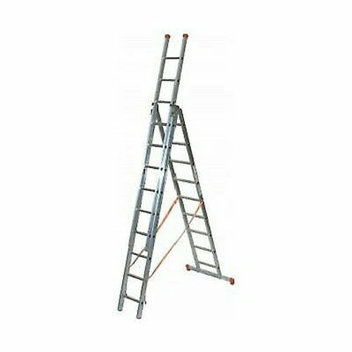 FACAL 3X9 Genia Escala de Tres Rampas A Caballete Flujo 150KG 9 Escalones