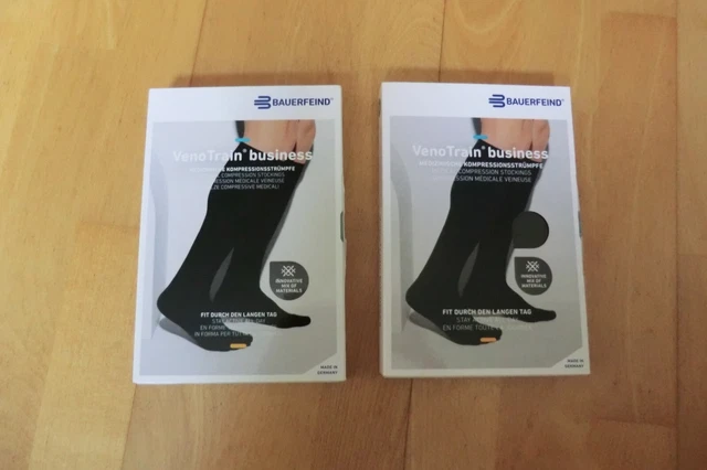 Bauerfeind VenoTrain business Strümpfe 2x Ccl2  L Normal lang