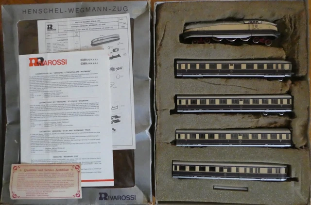 RIVAROSSI coffret 2 voitures lits T2 bleu SNCF RT600032 NEUF et