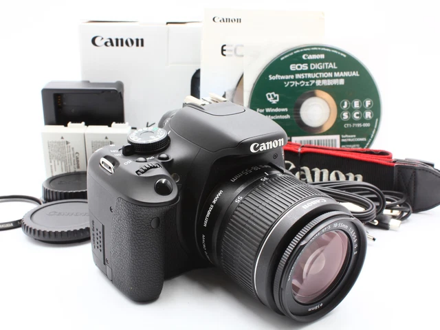 EXC+4】CANON KISS X50 DSLR Camera EF-S 18-55mm f/3.5-5.6 IS ⅡLens