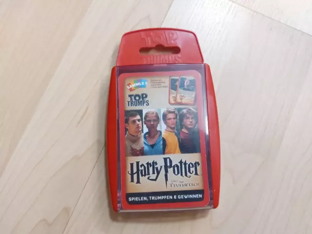 Winning Moves TOP TRUMPS Harry Potter und der Feuerkelch Kartenspiel Quartett