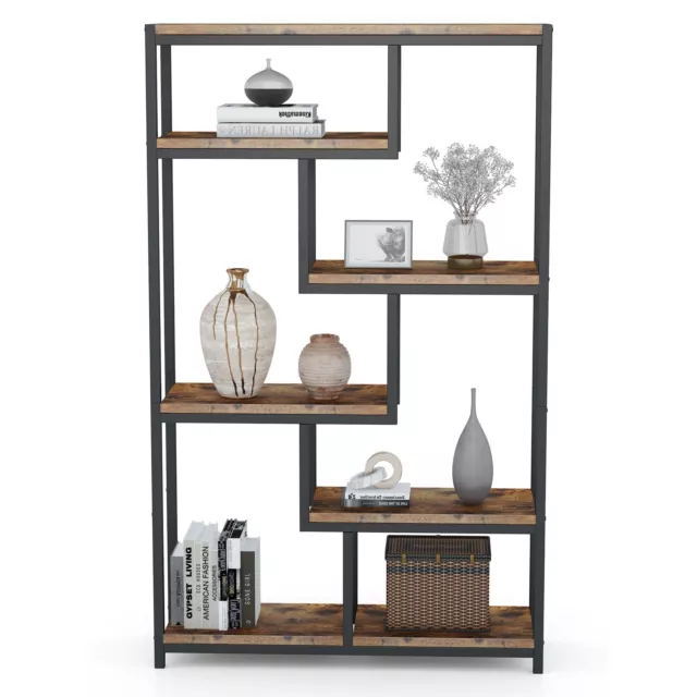 Tribesign 5-tier Open Etagere Bookcase w/ Multi-function Storage for Home&Office 3