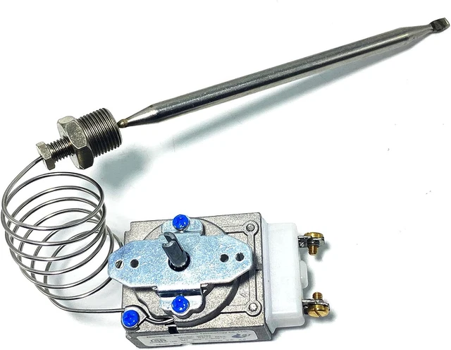[Upgraded]Rx-2-24 Thermostat for Fryer 3/8" Mpt Stuff Box 200-400F， Replaces RX-
