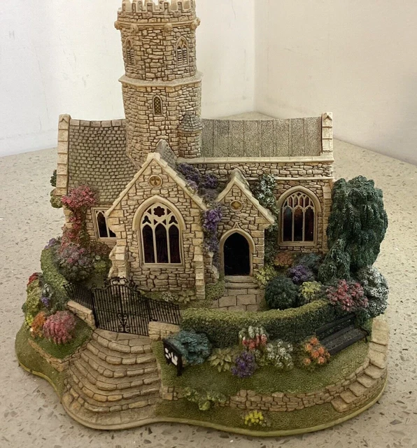 LARGE ILLUMINATED LILLIPUT Lane Church Lead Kindly Light L2578 YE £36.