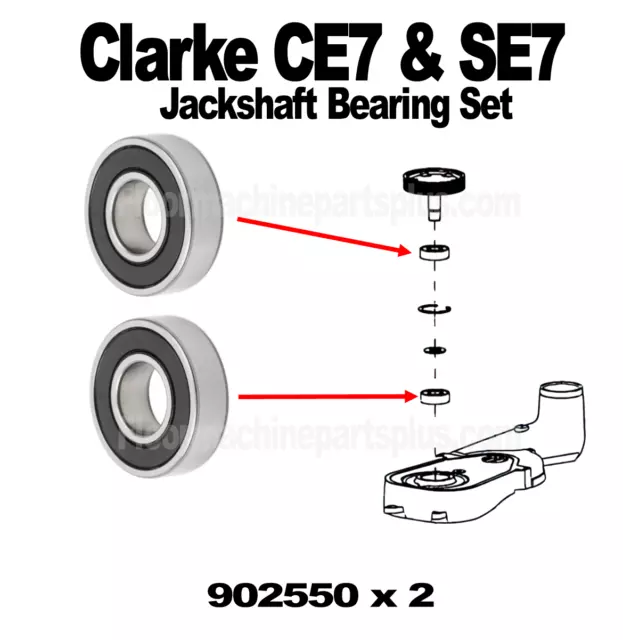 Clarke CE7 & SE7 Jackshaft Bearing Set 902550
