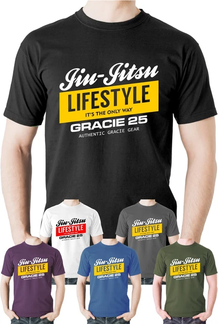 BJJ Lifestyle T-Shirt Brazilian Jiu Jitsu Martial Arts Clothing MMA UFC Top Tee
