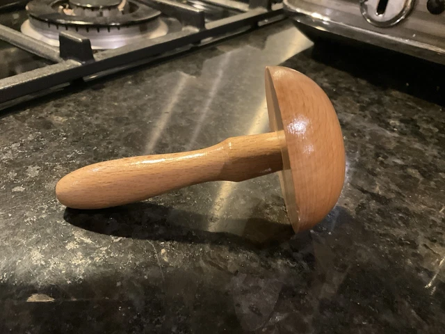 Vintage Wooden Darning Mushroom, 4” Length