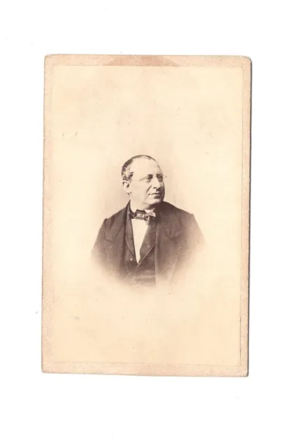 Philipp Hoff CDV Foto Herrenportrait - Frankfurt Main 1860er