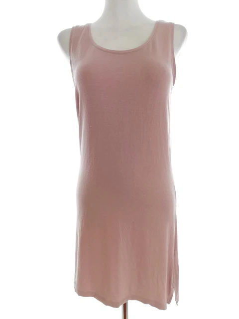 Robe Chaps Femme Rose Moyen - Longueur Genou - Sans Manches - Neuf Avec étiquettes