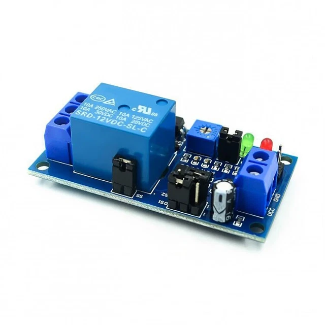 Relè 12V Normalmente Aperto Trigger Ritardo Circuito Modulo 12V Accessorio