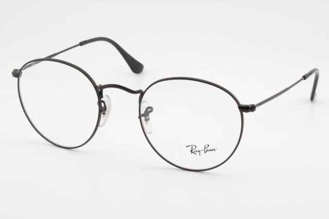 RAY BAN RB3447V 2503 Unisex Round Glasses Frames Matt Black 50mm