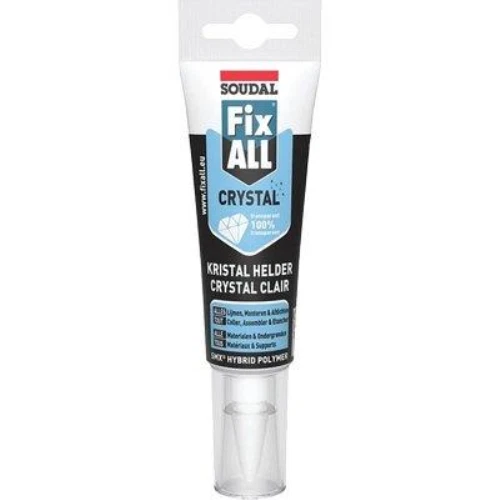 Fix all criytal tubetto soudal trasparente ml 125 (2 pezzi) Soudal