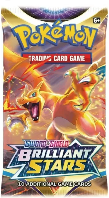 Pokemon TCG Sword & Shield - Brilliant Stars Booster Pack New Sealed