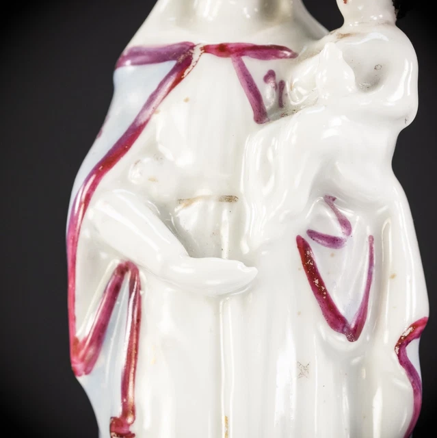 VIRGIN MARY W Child Jesus Statue | Madonna Antique Porcelain Figure | 8 ...