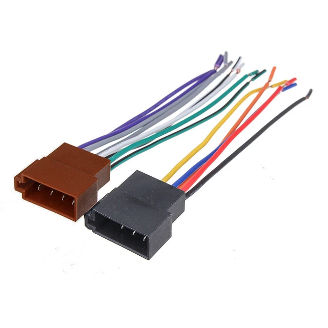 CAR STEREO FEMALE Socket Radio ISO Wire Harness Adapter Connector