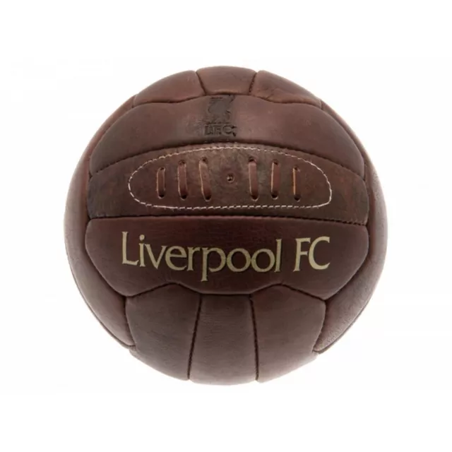 Liverpool FC  Balón de fútbol retro de piel oficial modelo  Liverpool (BS724)