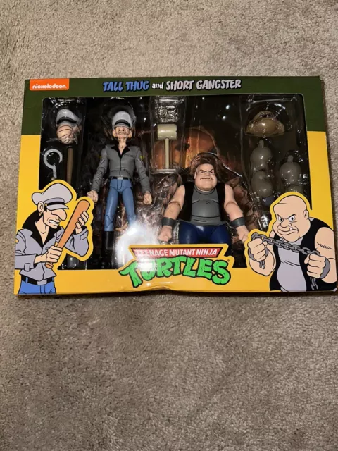 Neca Teenage Mutant Ninja Turtles Tall Thug & Short Gangster Target Box Dmg