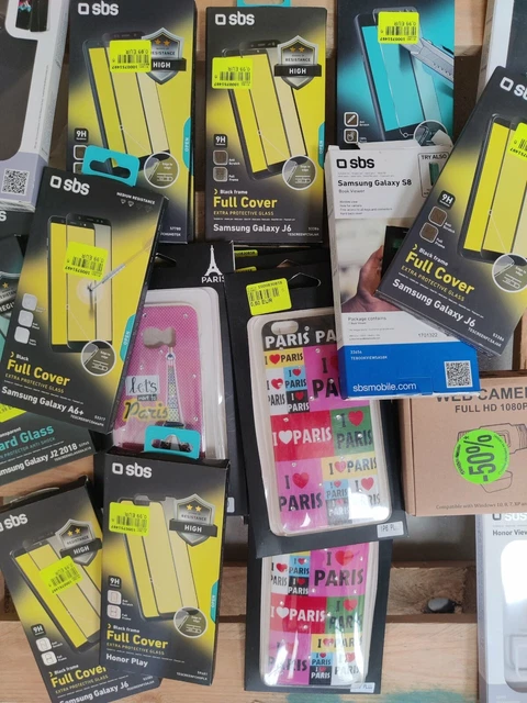 Lot revendeur - 20 accessoires de protection pour téléphone mobile